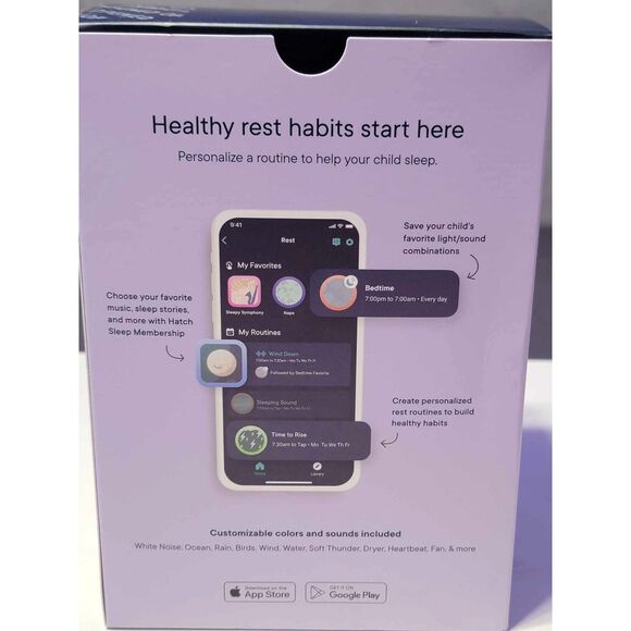 HATCH REST 2nd Gen Smart Sleep Assistant For Babies and Kids - Picture 5 of 7